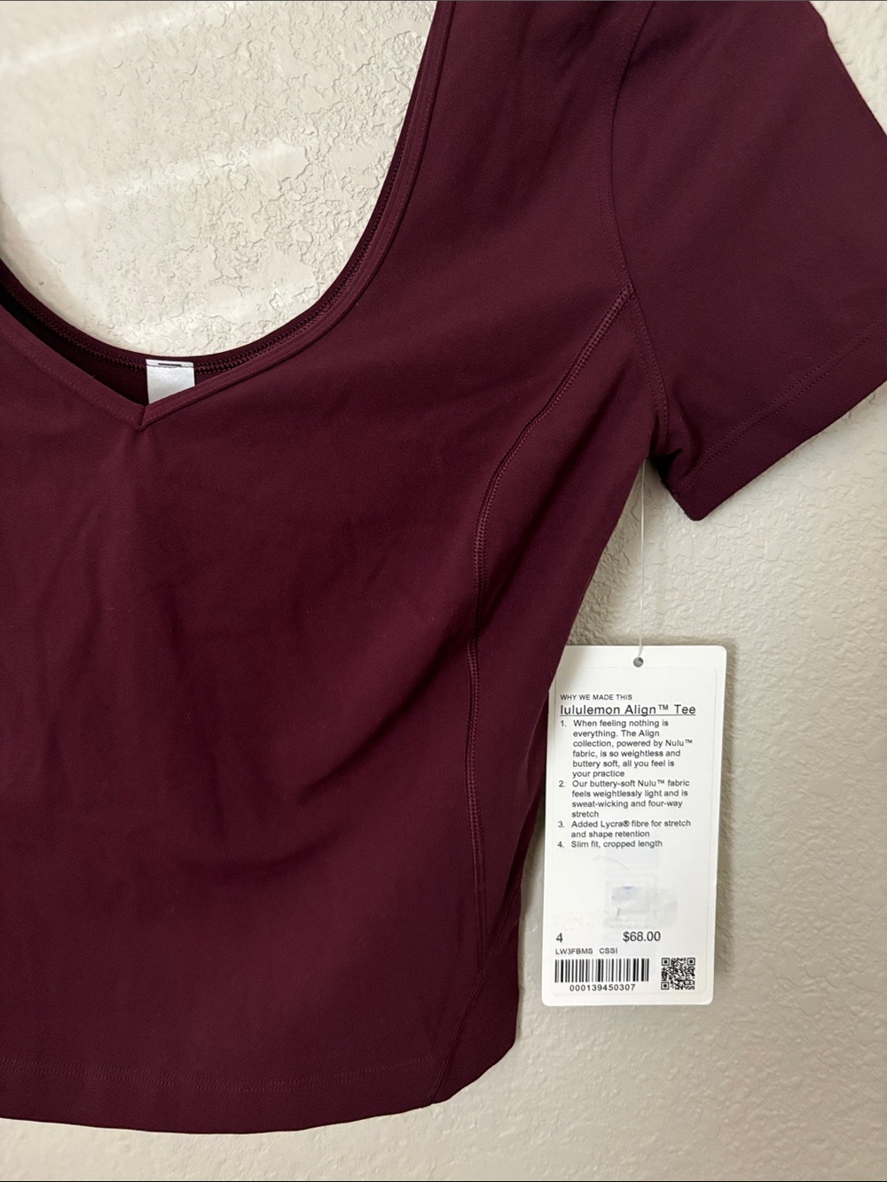 New Lululemon Align Tee - Picture 6 of 7